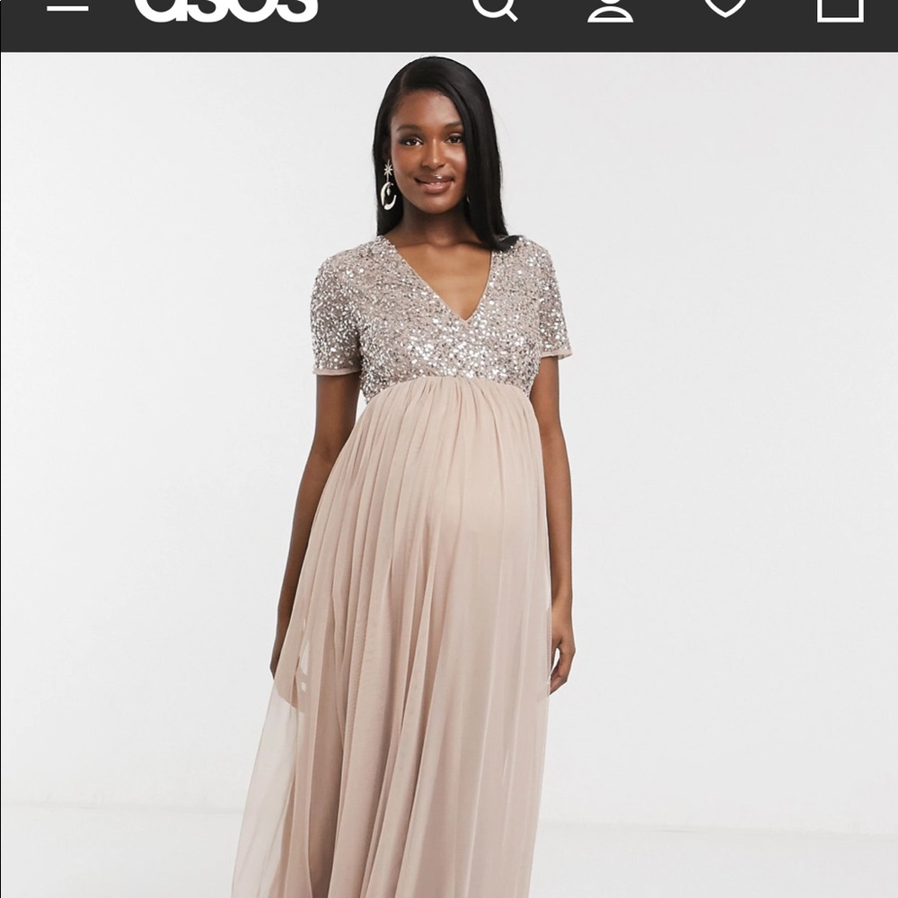 Maternity bridesmaid dress